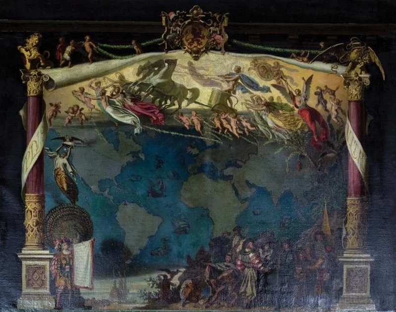 Una mappa del mondo